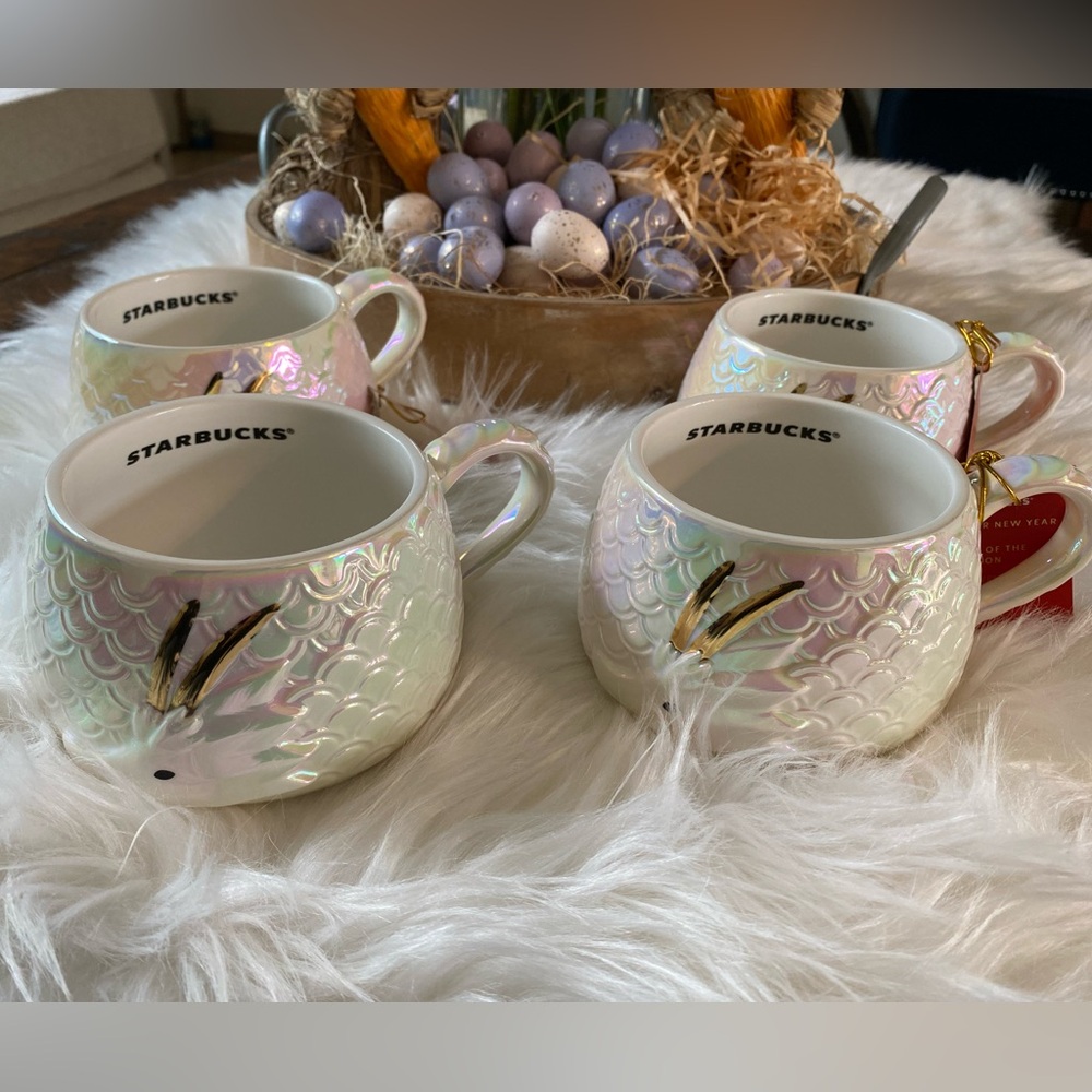 Starbucks Lunar New Year 2024 Set of 4 Mugs🐉
